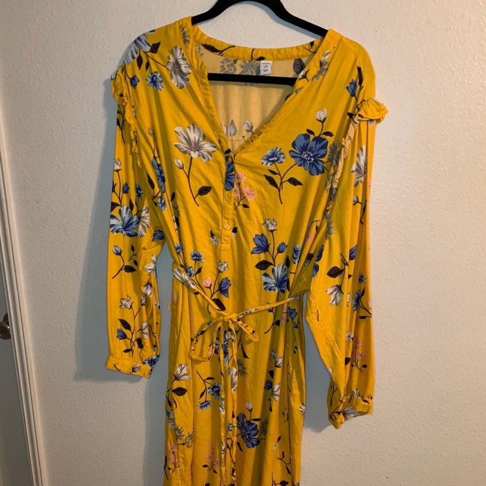 Old Navy plus size long sleeve dress
